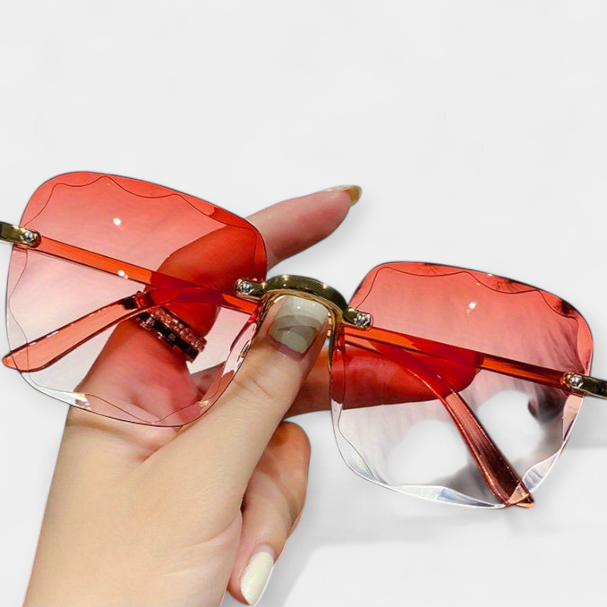 Κλασικά Retro Γυαλιά Χωρίς Πλαίσιο