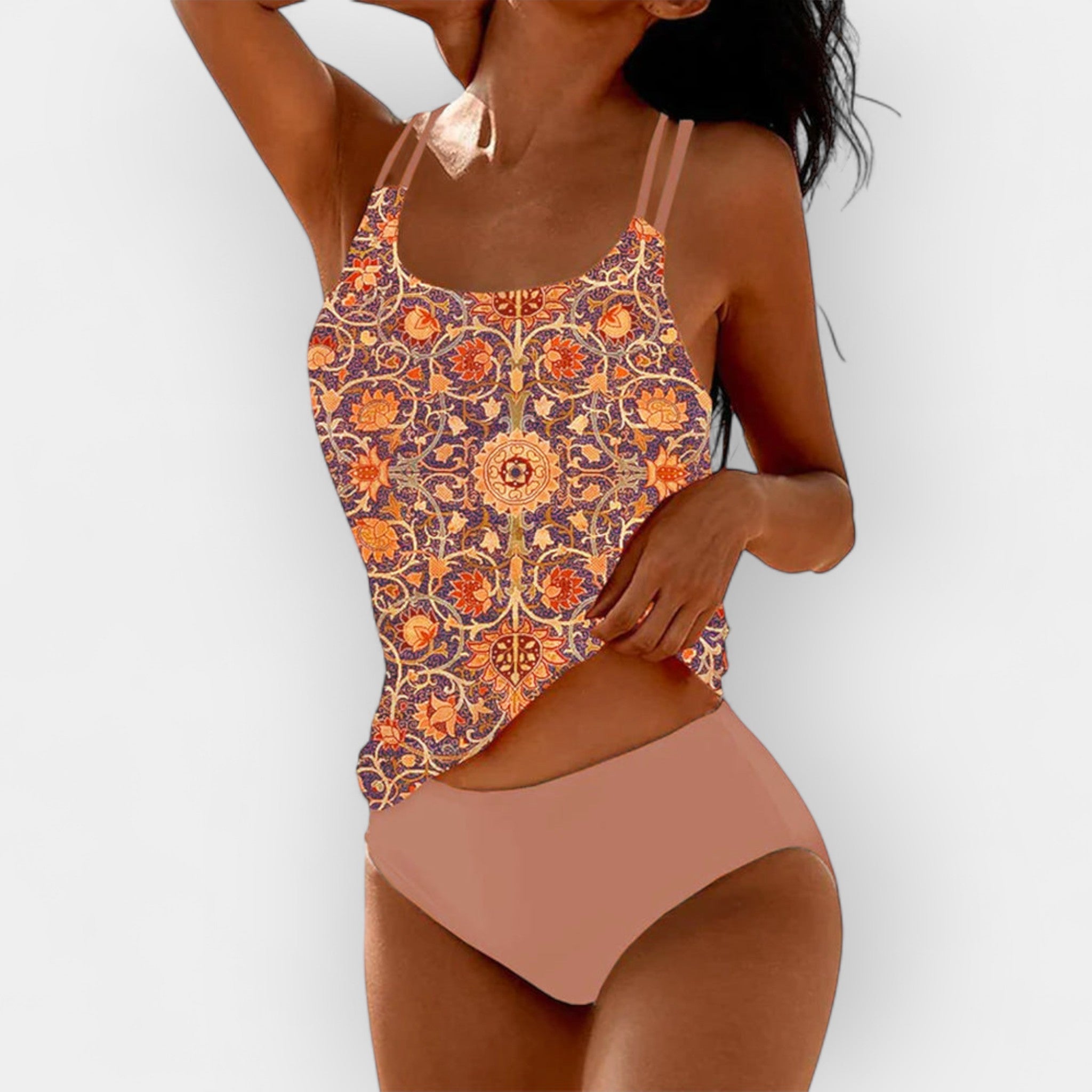 Μοντέρνο tankini με boho σχέδιο