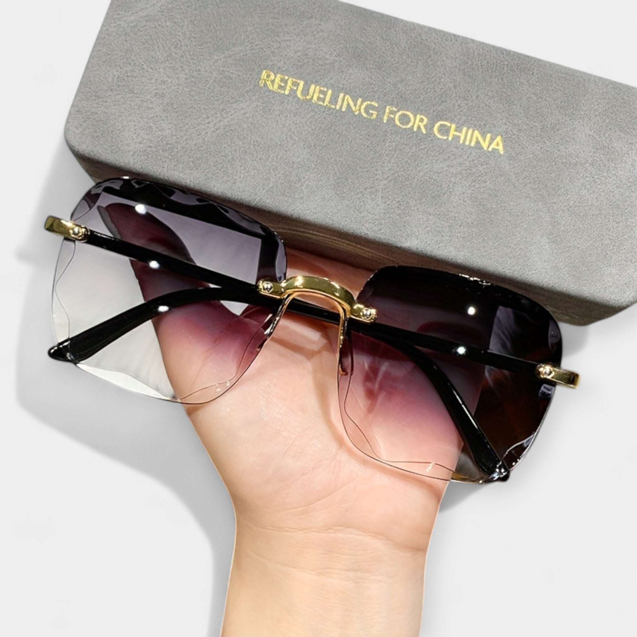 Κλασικά Retro Γυαλιά Χωρίς Πλαίσιο