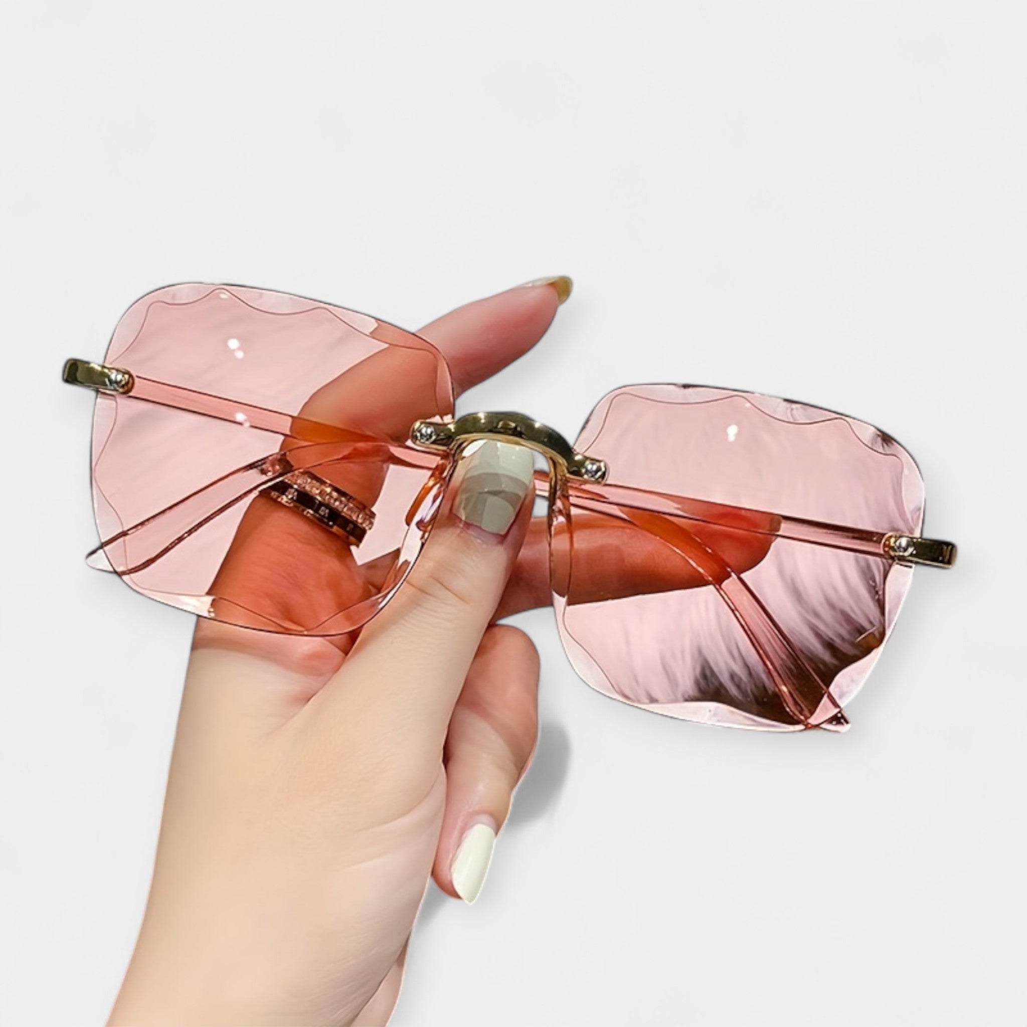 Κλασικά Retro Γυαλιά Χωρίς Πλαίσιο