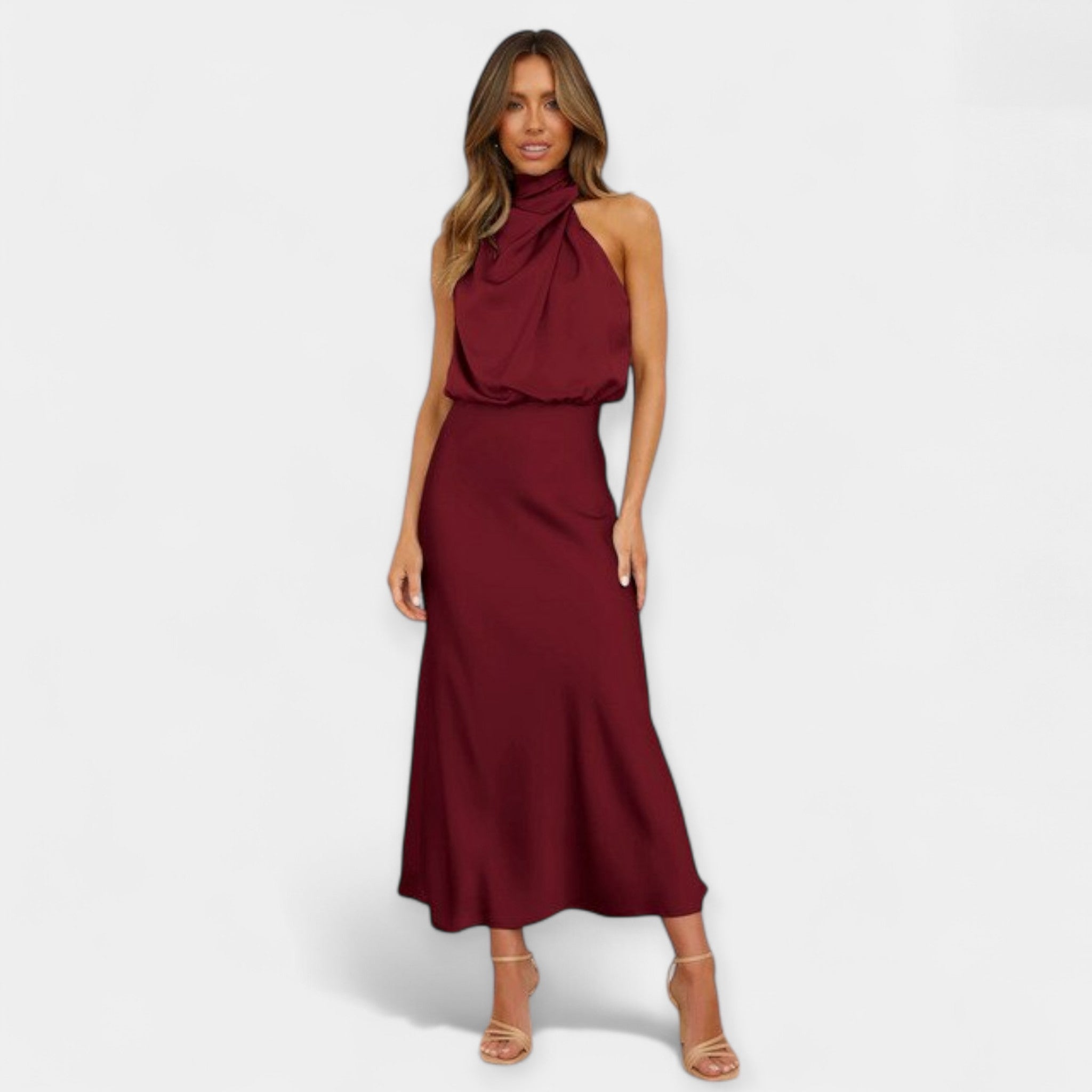 Μάξι Φόρεμα Off-Shoulder