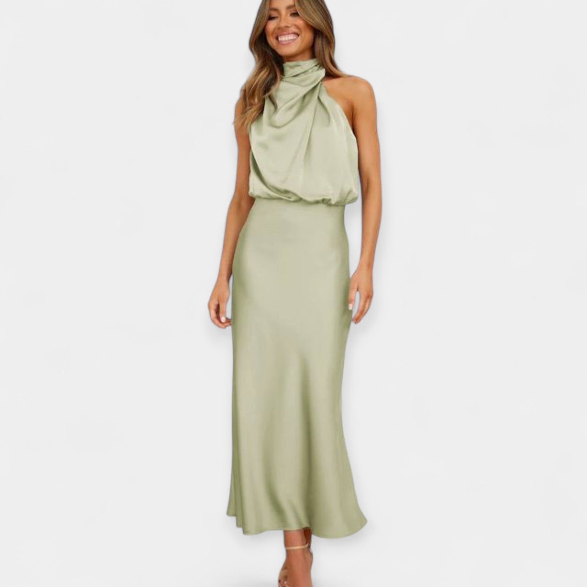 Μάξι Φόρεμα Off-Shoulder