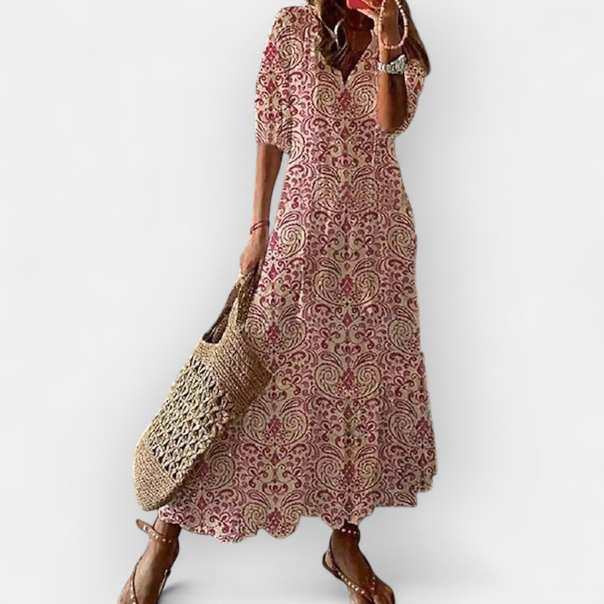 Μάξι Boho Φόρεμα