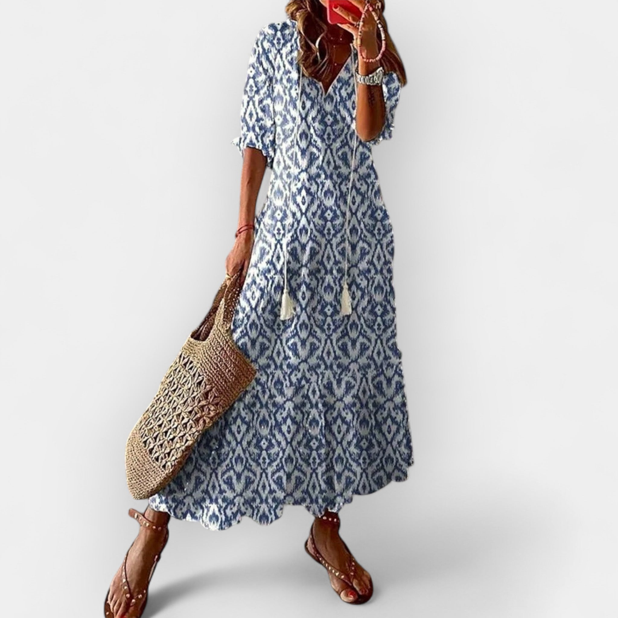 Μάξι Boho Φόρεμα