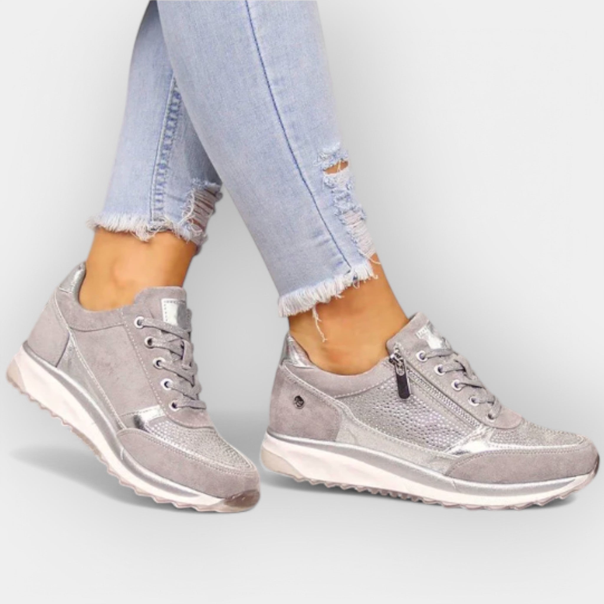 Ανατομικά Sneakers με Φερμουάρ