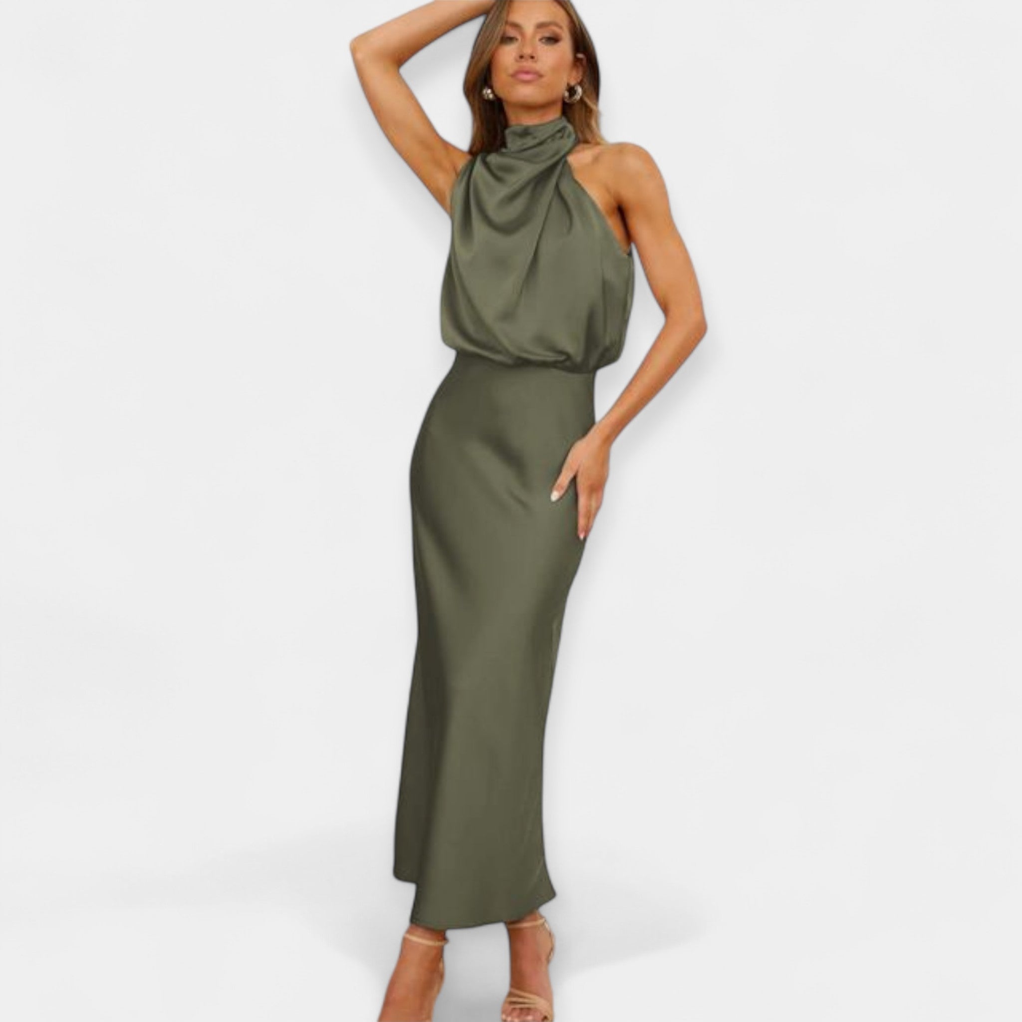 Μάξι Φόρεμα Off-Shoulder