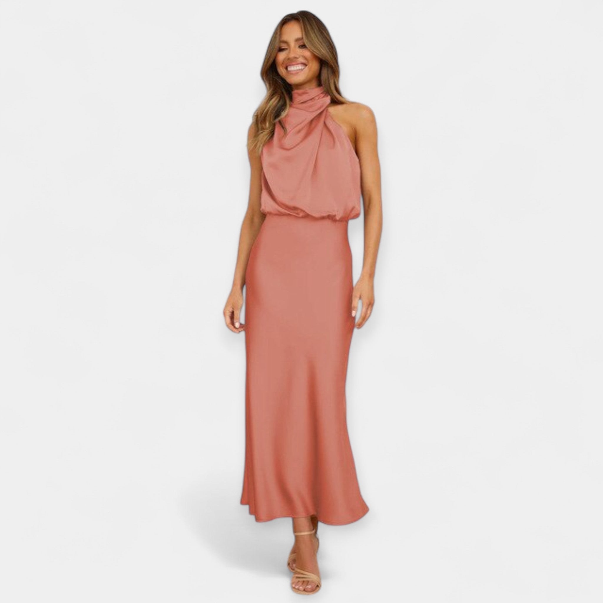 Μάξι Φόρεμα Off-Shoulder