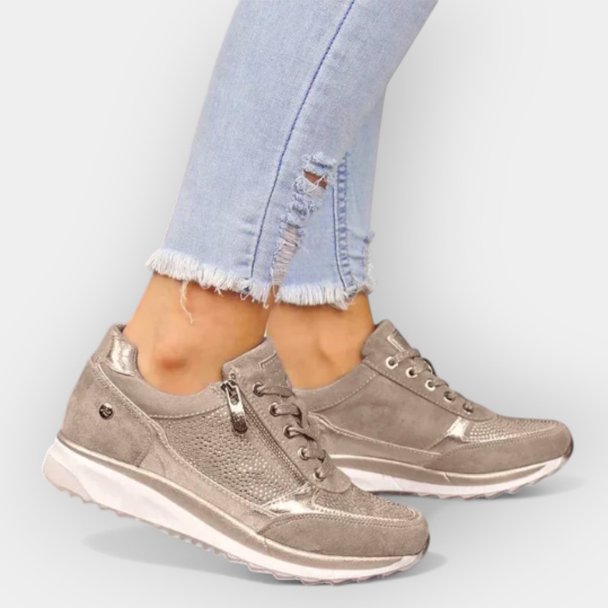 Ανατομικά Sneakers με Φερμουάρ